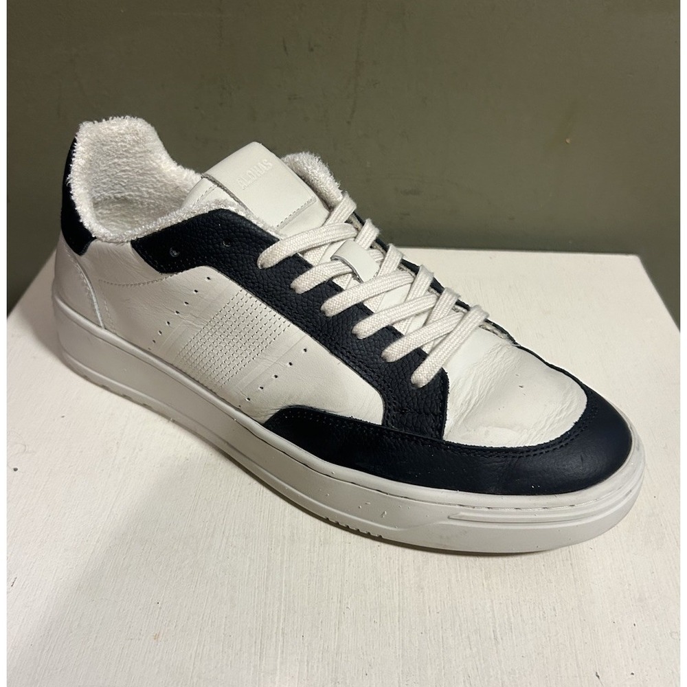 Alohas Tb. 780 Low Top Sneaker Sz 40 US 9 Womens Leather Suede Ivory Black Court